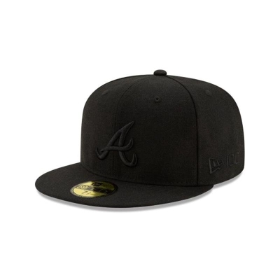 Sapca New Era Atlanta Braves MLB Wool 59FIFTY Fitted - Negrii